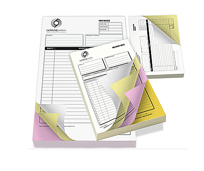 We are specialist commercial printers and can produce a wide range of paperwork including carbonless forms